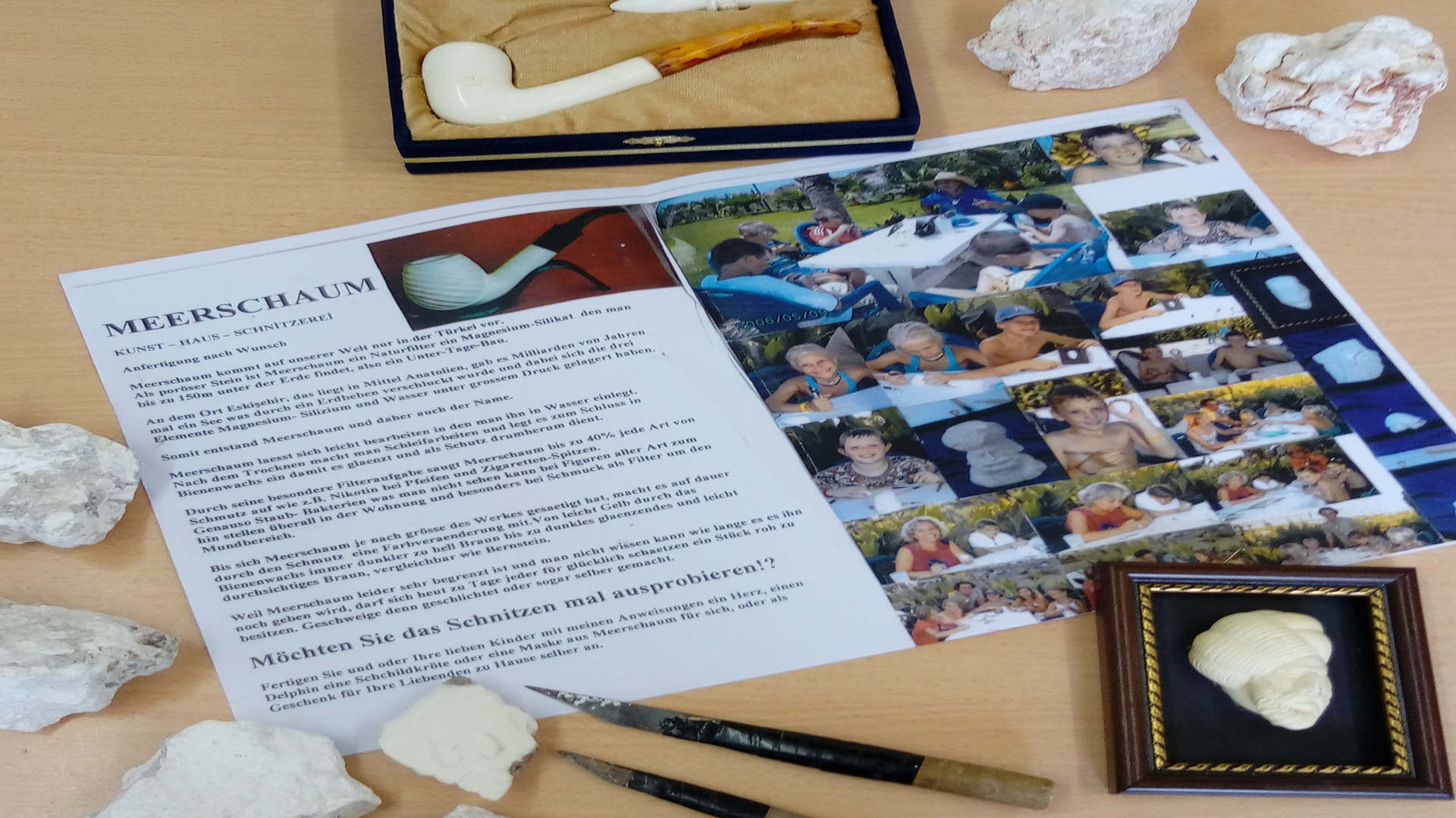 Neuer Workshop - Meerschaum schnitzen
